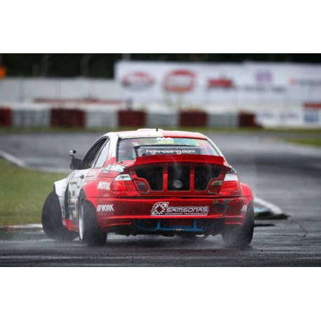 Body kit e accessori visivi Alettone posteriore per baule BMW E46 HGK (Lexan) | race-shop.it