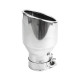 With one outlet Terminale di scarico RACES INOX 101mm, ingresso 63mm - Lucido | race-shop.it