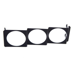 Supporto per triplo calibro 52mm - radio 1 DIN