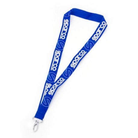 Portachiavi Sparco logo cordino - Blu | race-shop.it