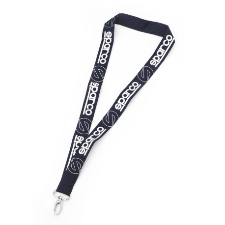 Portachiavi Sparco logo cordino - Nero | race-shop.it