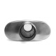 1x ingresso / 1x uscita Silenziatore centrale RACES 61, ingresso/uscita 2,75" (70mm) | race-shop.it