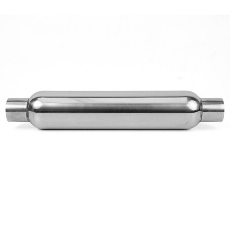 1x ingresso / 1x uscita Silenziatore centrale RACES 2, ingresso/uscita 2" (51mm) | race-shop.it