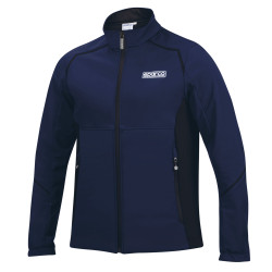 Giacca a guscio morbido Sparco 2026, blu marino/nero