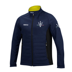 Giacca a guscio morbido Sparco Maserati, blu marino
