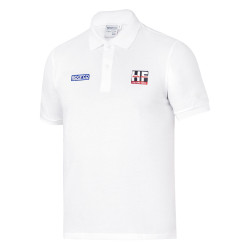 Spacro Polo shirt LANCIA HF Squadra Corse Lunetta, white