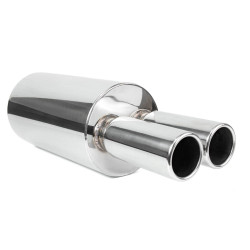 Silenziatore RACES 33, ingresso 2,5" (63mm) SS304