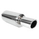 A parete doppia - rotondo Muffler RACES 23, inlet 2,25" (57mm) SS304 | race-shop.it