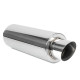 A parete singola - rotondo Muffler RACES 27, inlet 2" (51mm) SS304 | race-shop.it