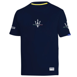 T-shirt SPARCO MASERATI CORSE, blu navy