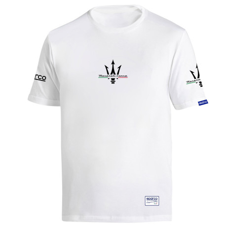 Magliette Maglietta Spacro MASERATI CORSE, bianca | race-shop.it