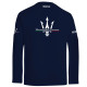 Magliette Spacro T-shirt MASERATI CORSE long sleeve, blue marine | race-shop.it