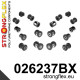 Silentblock in poliuretano STRONGFLEX - 026237BX: Rear suspension bush kit | race-shop.it