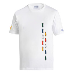 T-shirt SPARCO DELTA HF COLLECTIONS, bianco