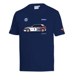 Maglietta Spacro Martini Racing LANCIA DELTA, blu navy