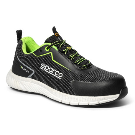 Work shoes Sparco safety shoes Traction YUKI, black/white | race-shop.it