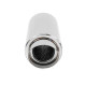 A parete singola - rotondo Muffler RACES 32, inlet/outlet 2,5" (63mm) SS304 | race-shop.it