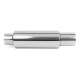 A parete singola - rotondo Silenziatore RACES 37, ingresso 3" (76mm) SS304 | race-shop.it