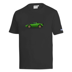 Maglietta Spacro LANCIA STRATOS HR GR4, nera