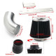 Aspirazione aria RACES RACES Universal Cold air intake kit 3" (76mm) - Black | race-shop.it