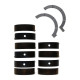 Parti del motore Manley Main Bearing FORD MOD 4.6L Main Bearings H SERIES | race-shop.it