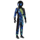 Tute SPARCO suit PRIME-K INFINITY KID with FIA black/blue/fluro yellow | race-shop.it