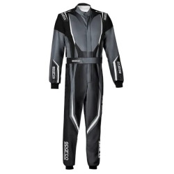 Tuta da corsa omologata FIA SPARCO PRIME-K ADVANCED, nero/grigio