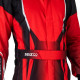 Tute FIA race suit Sparco PRIME-K ADVANCED, black/red | race-shop.it