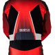 Tute Tuta da corsa omologata FIA SPARCO PRIME-K ADVANCED, nero/rosso | race-shop.it