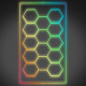 Lampade 14-Panel LED RGB Hexagon Honeycomb Garage Lightning | race-shop.it