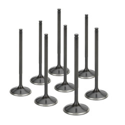 SUPERTECH valvole di aspirazione per Hayabusa `08-25 (nitrurate nere), 33 mm, stelo 4,98 mm, 8 pz
