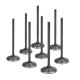 Parti del motore SUPERTECH valvole di scarico per Hayabusa `08-25 (nitrurate nere), 27,5 mm, stelo 4,97 mm, 8 pz | race-shop.it