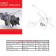 Accessories Garrett 912947-0002 Seal Kit G25-660 | race-shop.it