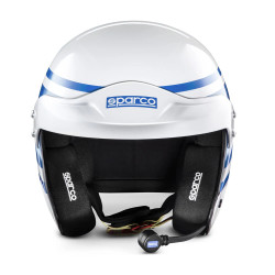 Casco jet da corsa omologato FIA Sparco PRO RJ-3i HERITAGE (intercom), bianco