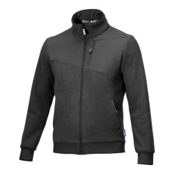 Sparco Full Zip Grit Fleece CRESTONE, grigio