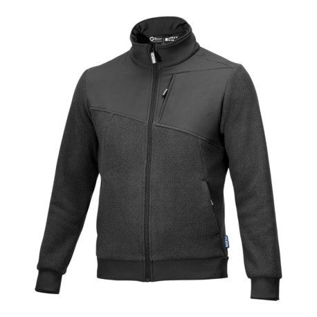 Felpe con cappuccio e giacche Sparco Full Zip Grit Fleece CRESTONE, grigio | race-shop.it