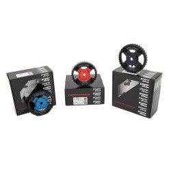 PIPER CAMS puleggia regolabile albero a camme per Opel C12/C13/C14/C16 GSi (denti arrotondati), nero