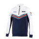 Felpe con cappuccio e giacche SPARCO MARTINI RACING half zip sweatshirt, white | race-shop.it