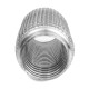Exhaust flex pipe (SS304 reinforced) Tubo flessibile di scarico PRO 100x51mm, acciaio inossidabile | race-shop.it