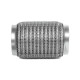 Exhaust flex pipe (SS304 reinforced) Tubo flessibile di scarico PRO 150x60mm, acciaio inossidabile | race-shop.it