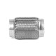 Exhaust flex pipe Standard (SS201) Tubo flessibile di scarico 150x90mm, acciaio inossidabile | race-shop.it