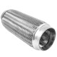 Exhaust flex pipe Standard (SS201) Tubo di scarico flessibile 250x76mm, acciaio inox | race-shop.it