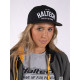 Motec HALFTECH snapback cap, black/white | race-shop.it