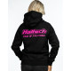 Motec HALFTECH "CLASSIC" hoodie, black/pink | race-shop.it