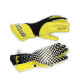Guanti Guanti da gara omologati SFI Haltech x BridgeMoto (cuciture esterne), giallo/nero | race-shop.it