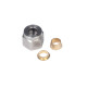 Haltech Haltech 1/4" Nut and Brass Ferrule Only | race-shop.it