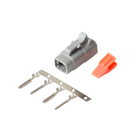 Haltech Haltech Plug and Pins Only Male Deutsch DTM-4 Conn (7.5 Amp) | race-shop.it