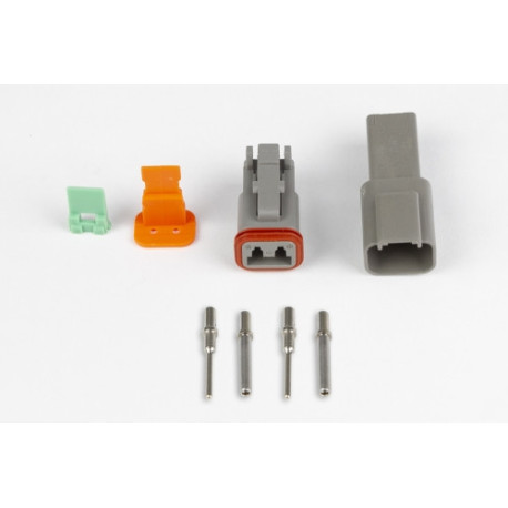 Haltech Haltech Plug & Pins Only Set DT-2 Conn (DT06-2S + DT04-2P) ( | race-shop.it