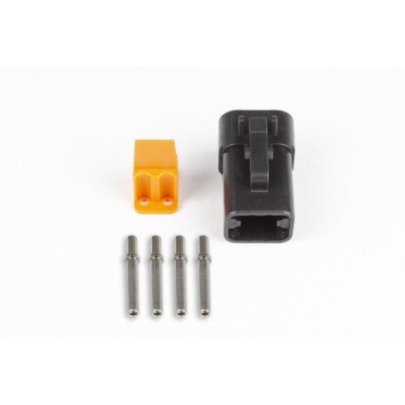 Motec Haltech Plug & Pins only Male Deutsch DTP-06-4S Black Conn ( | race-shop.it