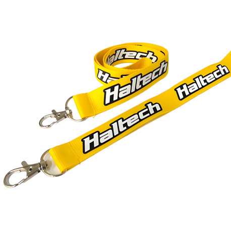 Portachiavi Haltech Haltech cordino - Giallo con logo stampato | race-shop.it